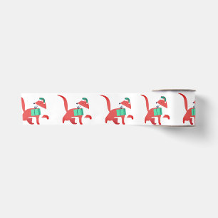 Holiday Fox Satin Ribbon