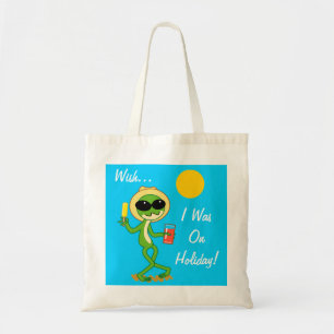 Holiday Frog Tote Bag