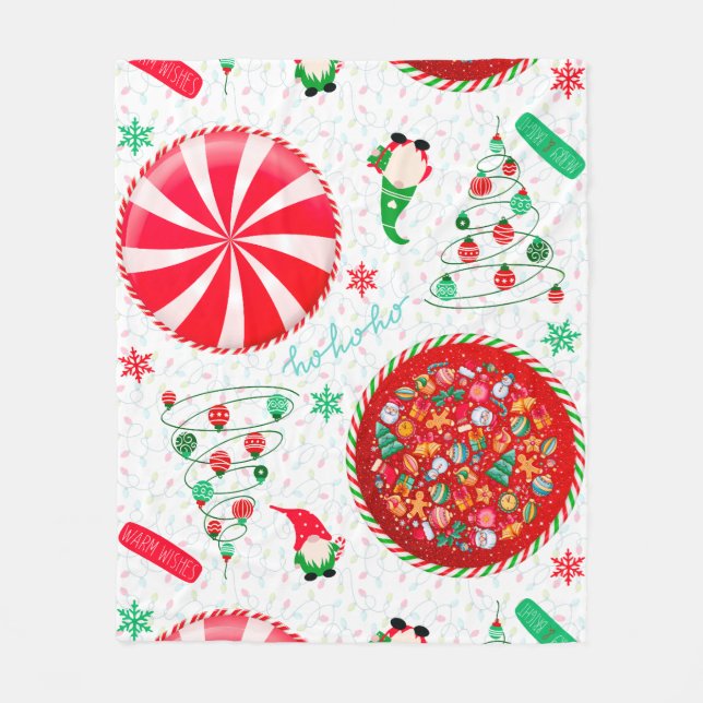 Holiday Fun Fleece Blanket (Front)