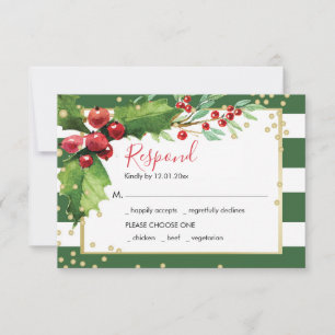 Holiday Function Response Card