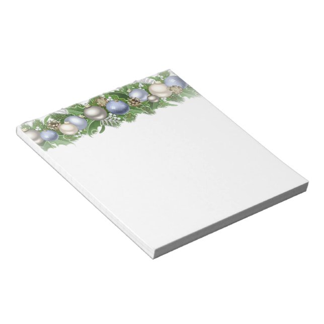 Holiday Garland Notepad (Angled)