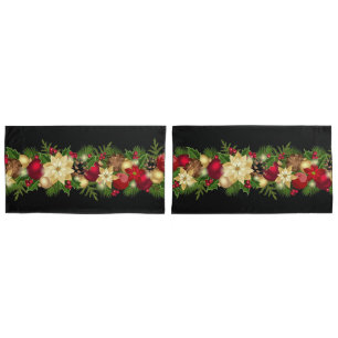 Holiday Garland Pillowcase Set