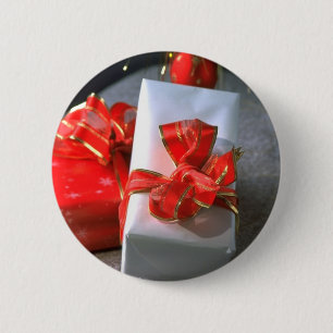 Holiday Gift Boxes 2 Inch Round Button
