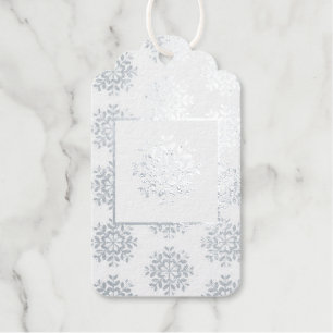 Holiday Gift Tag-Silver Foil Gift Tags