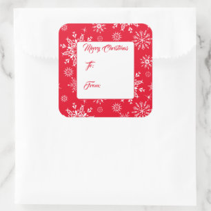 Holiday Gift Tag Stickers