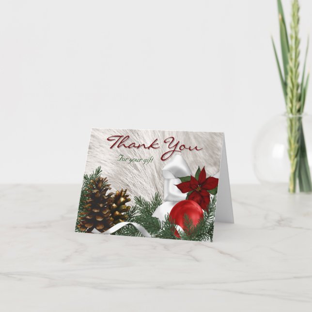 Holiday Gift Thank You Cards (Front)