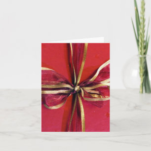 Holiday Gift Wrap and Bows Card