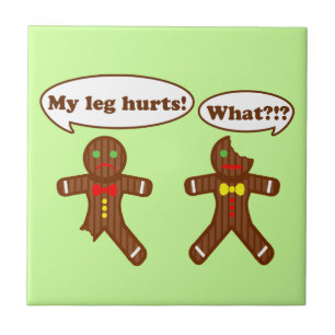 Holiday Gingerbread Humour Tile