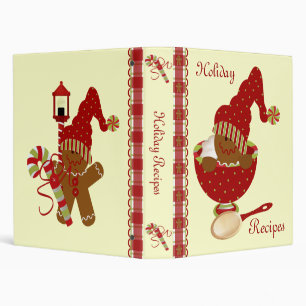 Holiday Gingerbread Recipe Binder