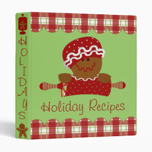 Holiday Gingerbread Recipe Binder