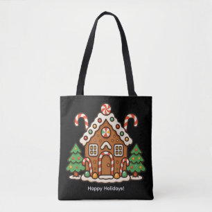 Holiday Gingerbread Tote Bag