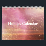 Holiday Glitter Christmas Decor 2024 Calendar<br><div class="desc">This is customizable medium size holiday glitter Christmas decor calendar. You can add your imagine words on this customizable calendar. This is perfect for everyone.</div>