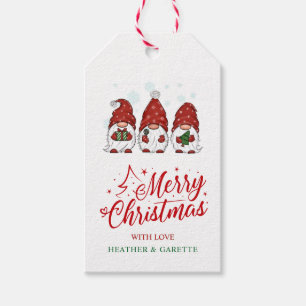 Holiday Gnomes Christmas Party Gift Tags