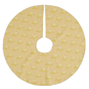 Holiday Gold Stars Tree Skirt