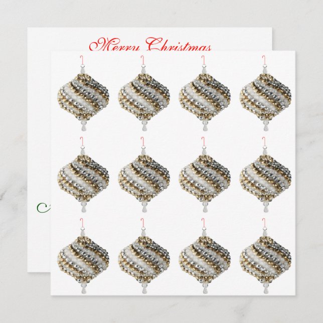 Holiday Greeting and Note Cards (Front/Back)