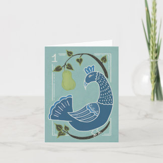 Holiday greeting card, Christmas, 12 days Card