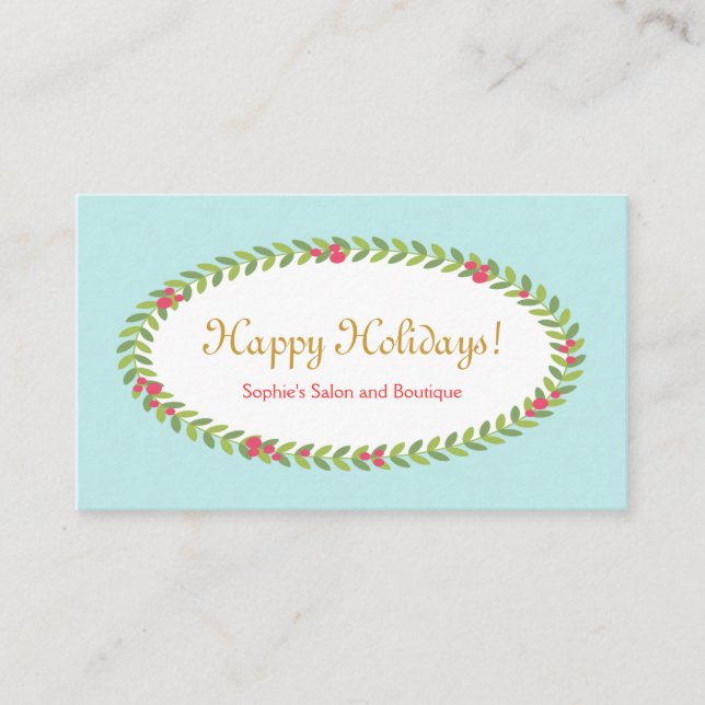 Holiday Greeting Insert Card (Front)