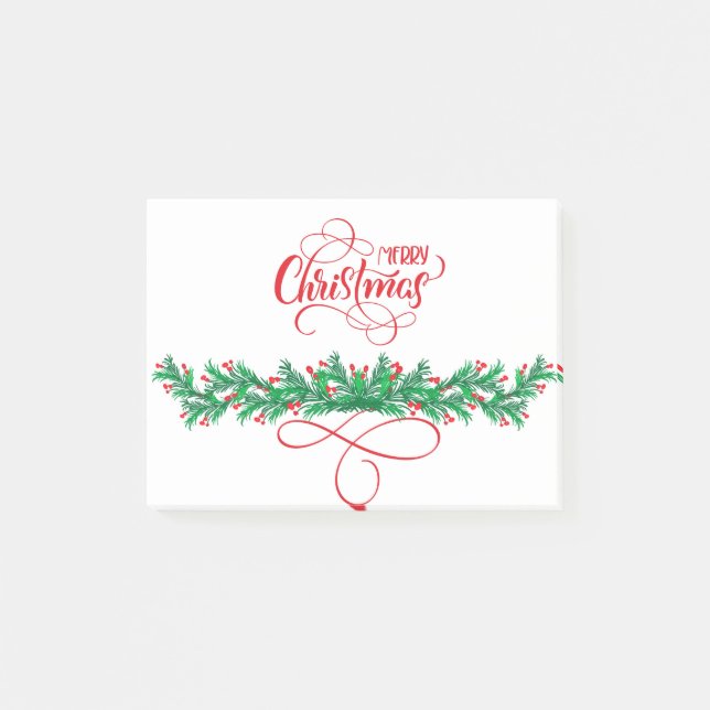 Holiday Greeting Post-it Notes (Front)
