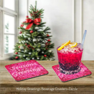 Holiday Greetings Coaster
