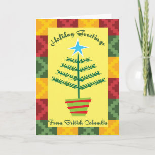 Holiday Greetings From British Columbia Card