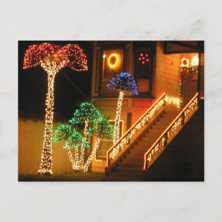 Holiday Greetings from California Postcard