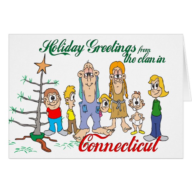 Holiday Greetings from Connecticut (Front Horizontal)