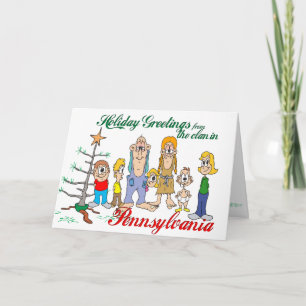 Holiday Greetings from Pennsylvania Card