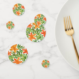 Holiday & Hand Painted Flowers Confetti