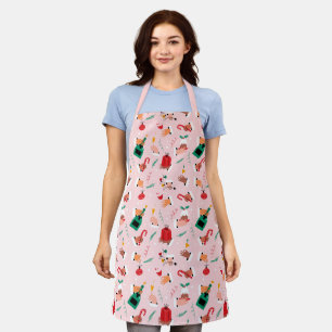 Holiday Hands Festive Celebration Pattern Apron