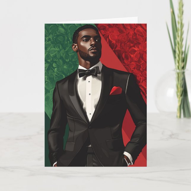  HOLIDAY HANDSOME #2 NOTE CARD (Front)