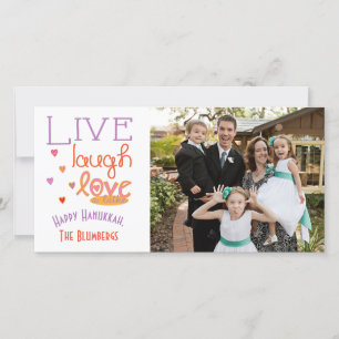 Holiday Happy Hanukkah Card "Love a Latke"