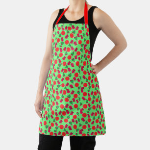 Holiday Hats and Mittens Pattern Apron