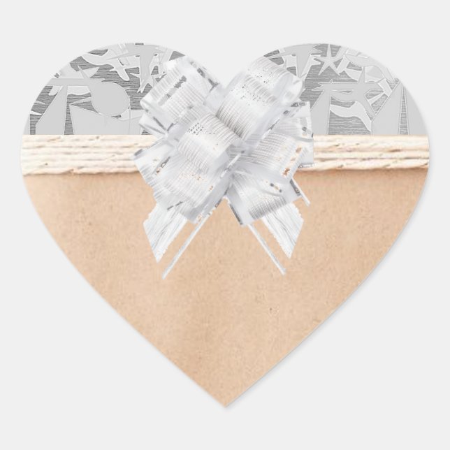 Holiday Heart Sticker (Front)