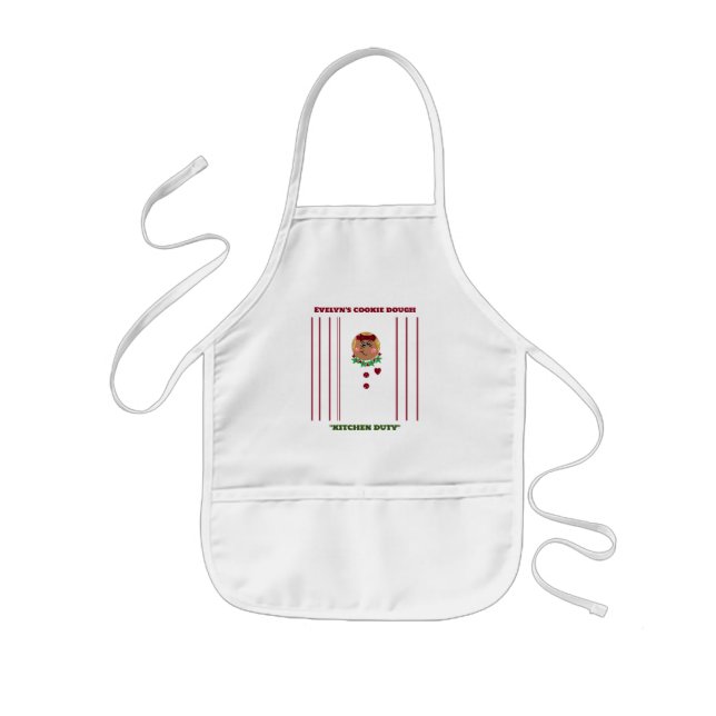 "Holiday Helper" (for her) Kid's Apron (Front)