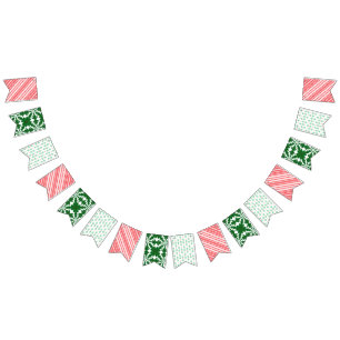 Holiday Hodgepodge Swallowtail Bunting Banner