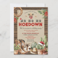 Holiday Hoedown Cowboy Western Christmas