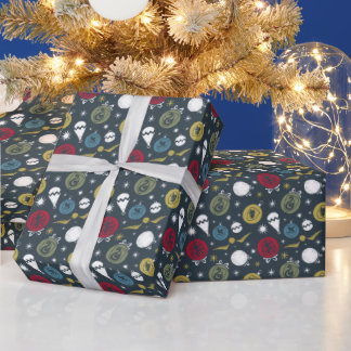 Holiday HOGWARTS™ House Bauble Pattern Wrapping Paper