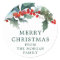 Holiday Holly Christmas Sticker