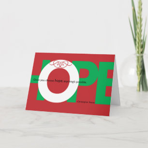 Holiday HOPE card