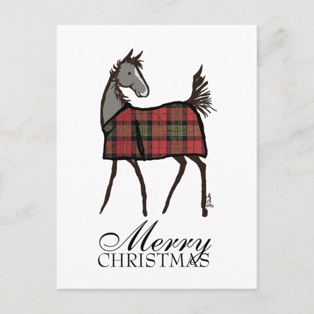 Holiday Horse Foal with Blanket Christmas (Front)