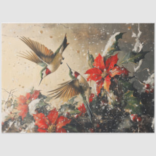 Holiday Hummingbirds Tissue Paper