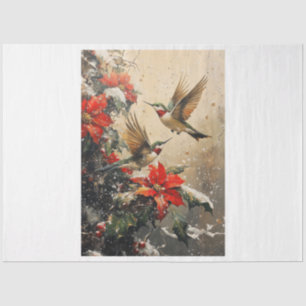 Holiday Hummingbirds Tissue Paper