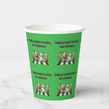 Holiday Hustle Crossing into Christmas Paper Cups