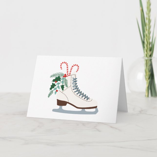 Holiday Ice Skate Card (Front)