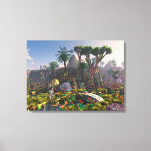 Holiday in Paradise - by Jurgen Ziewe Canvas Print