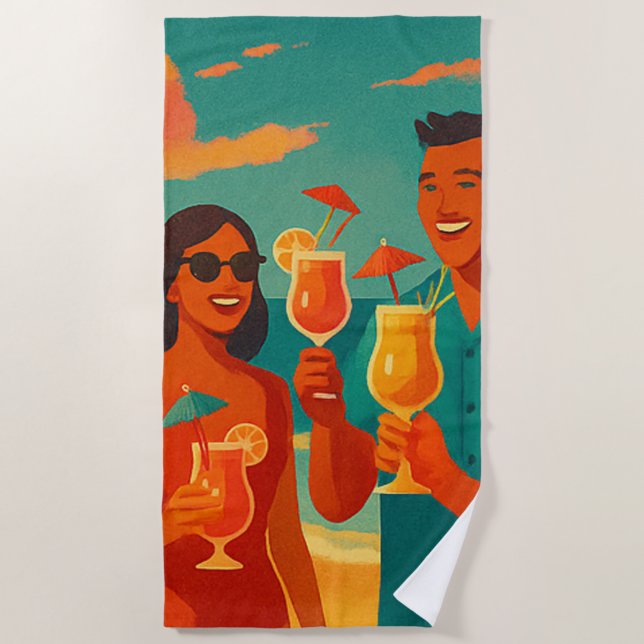 holiday is beach towel (Front)