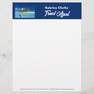 Holiday island custom name letterhead
