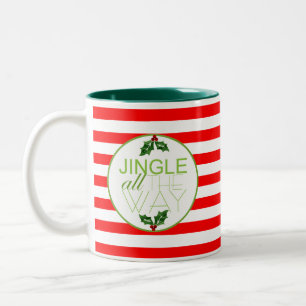 Holiday Jingle All the Way Two-Tone Coffee Mug