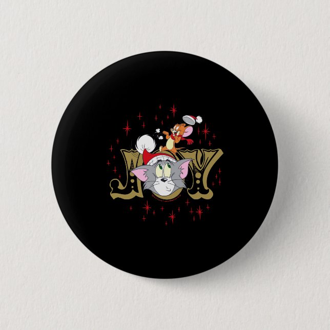 Holiday Joy  2 Inch Round Button (Front)