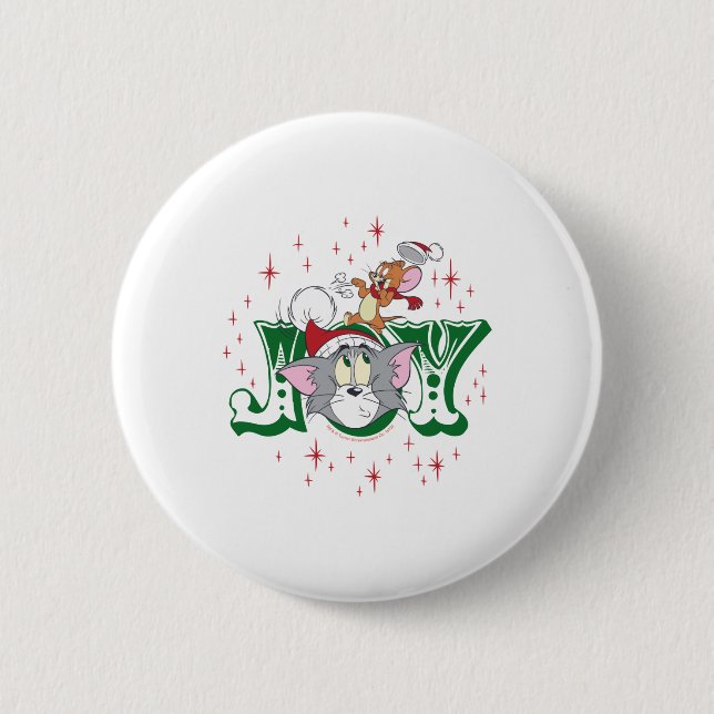 Holiday Joy  2 Inch Round Button (Front)
